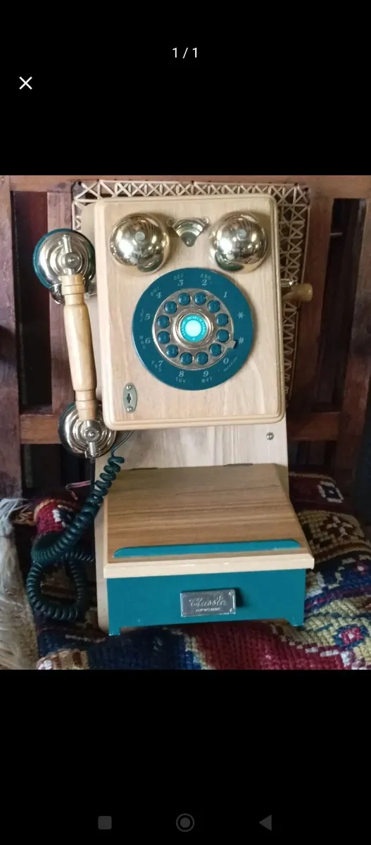 Vintage phone ornamental