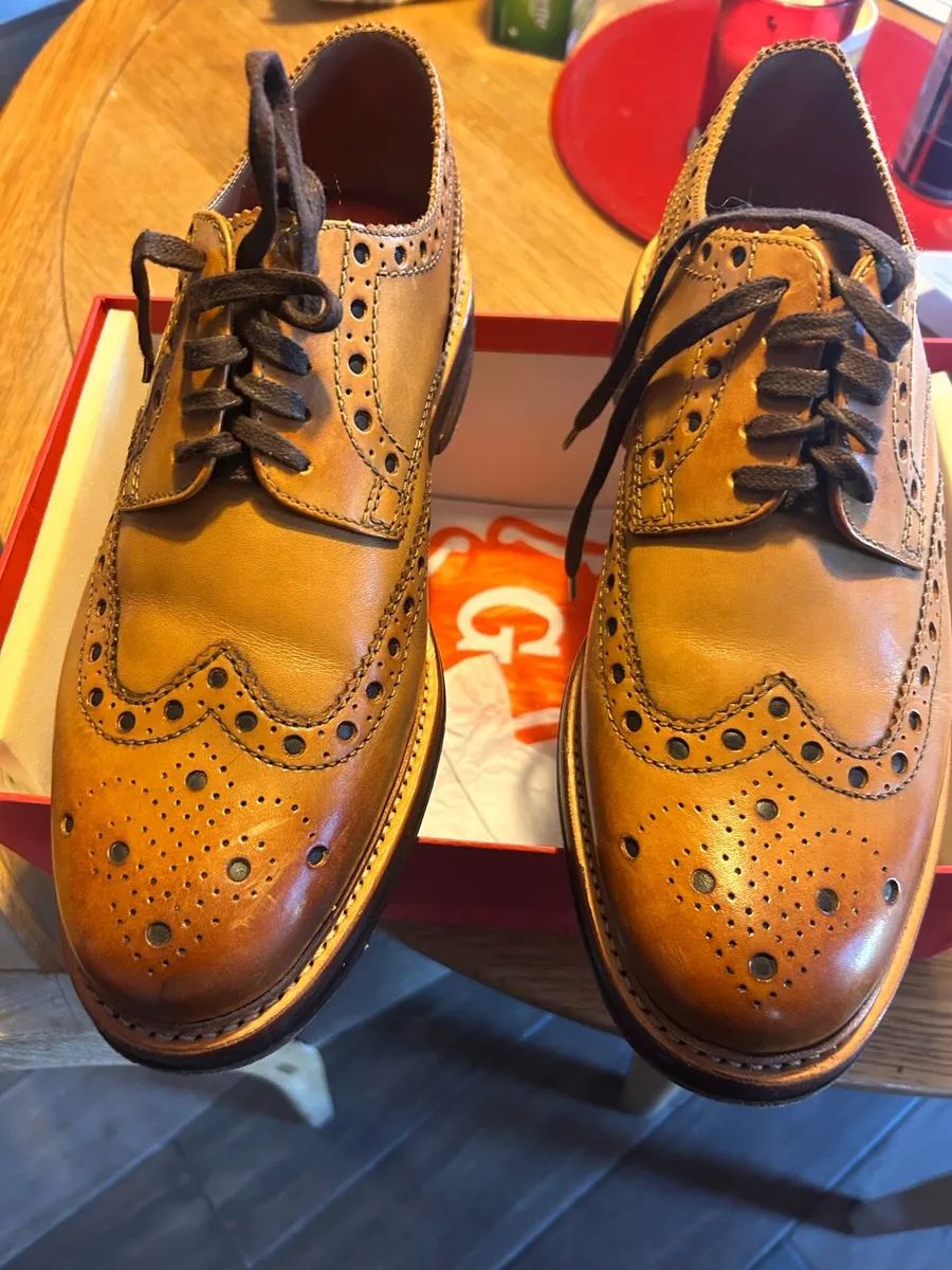 Grenson size 43 g tan derby - Image 2
