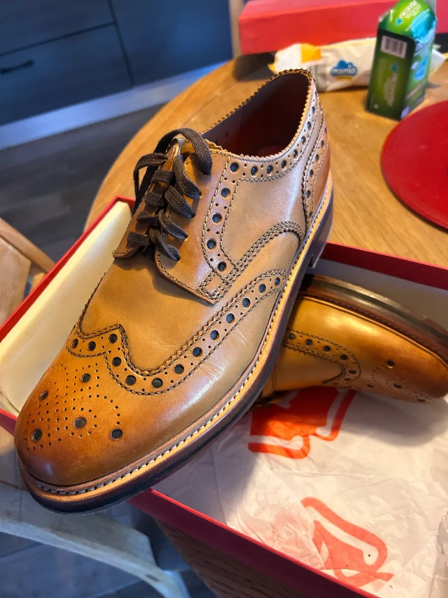 Grenson size 43 g tan derby - Image 3