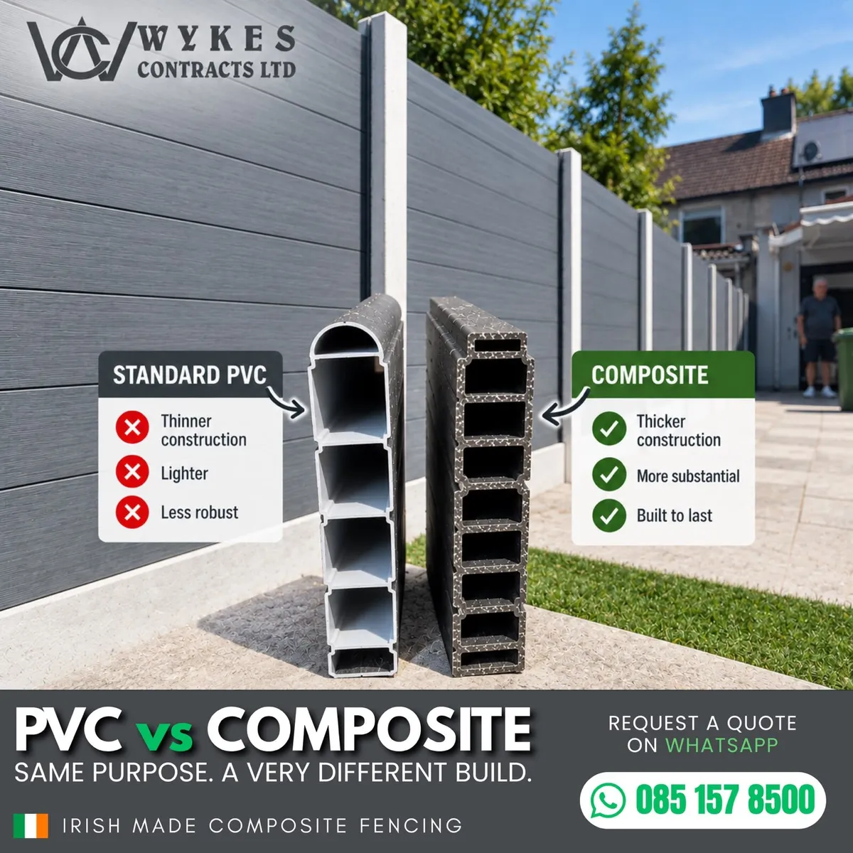Composite fencing panels - Image 1