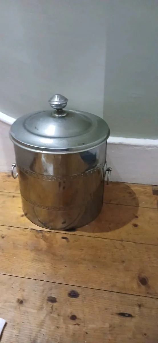 Art Deco Chrome Coal Bucket - Image 1
