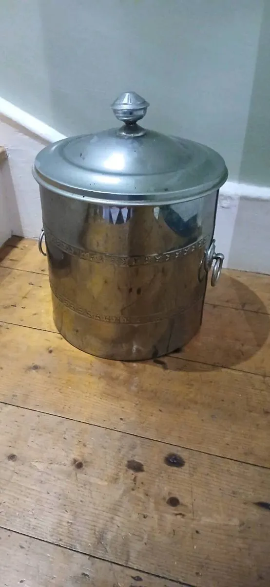 Art Deco Chrome Coal Bucket - Image 3