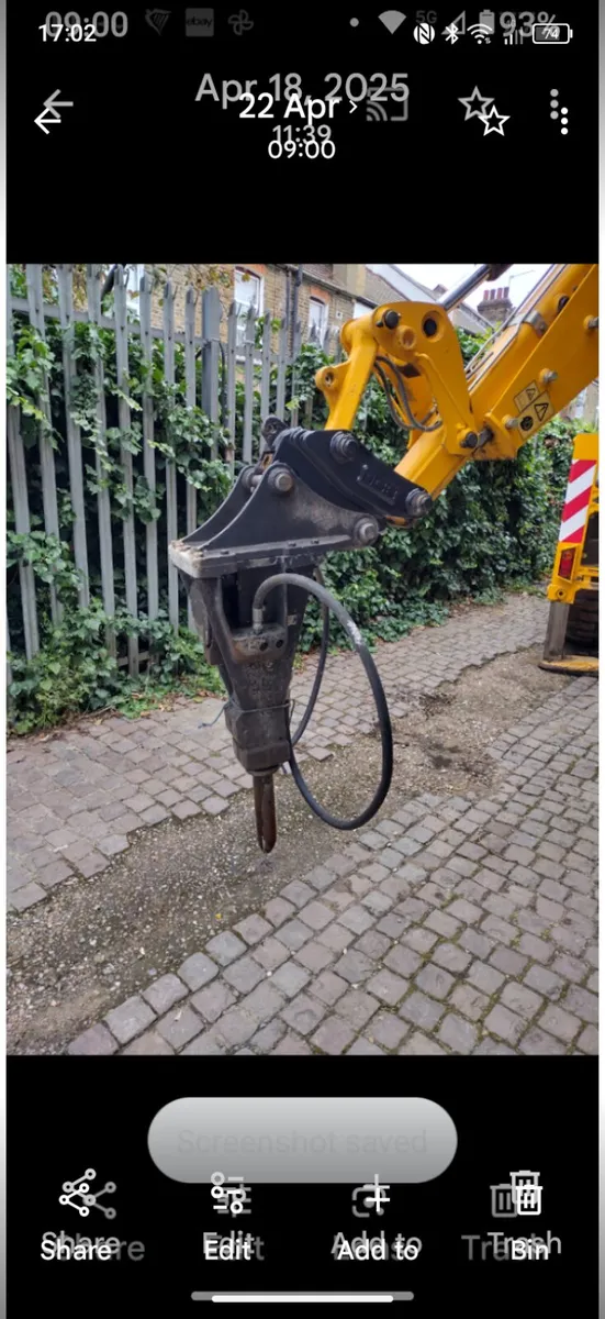 ATLAS COPCO HYDRAULIC BREAKER - Image 2