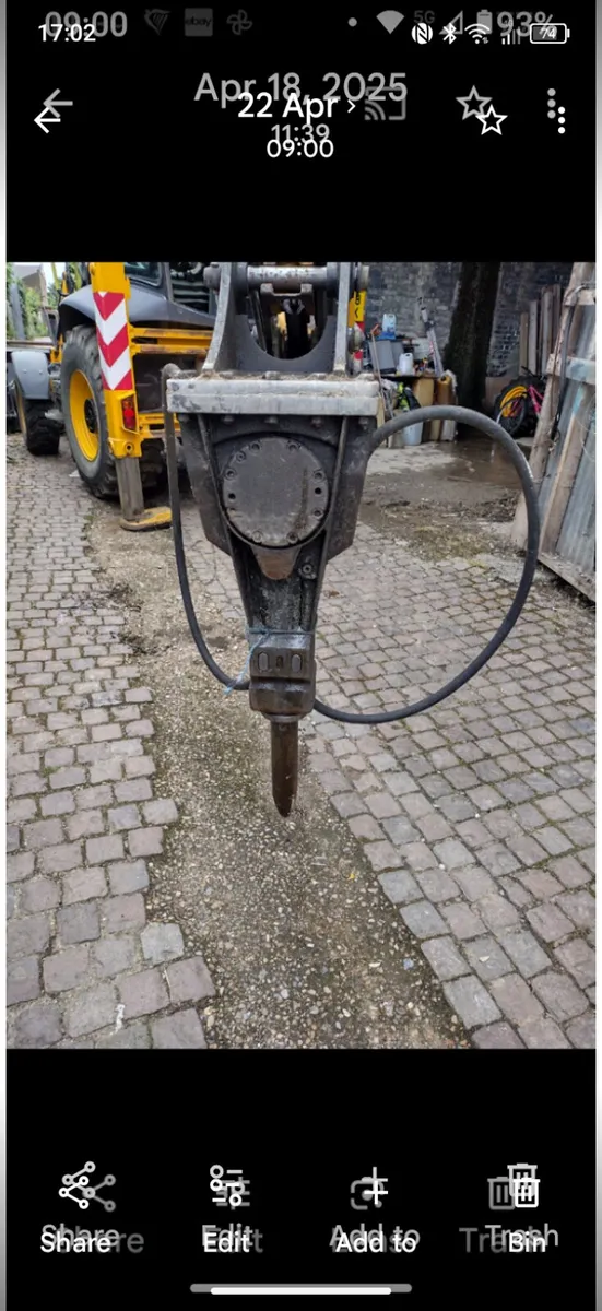 ATLAS COPCO HYDRAULIC BREAKER - Image 3