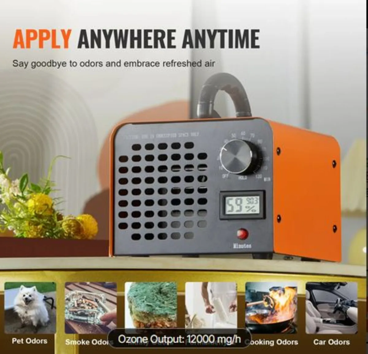 Ozone Generator, 12000mg/h Ozone Machine Odor - Image 4