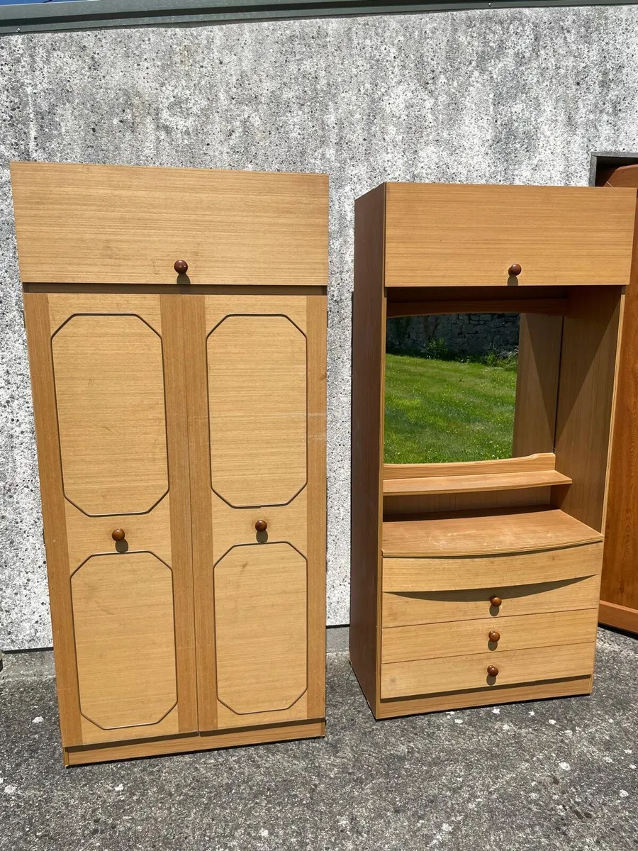 Wardrobe and matching dresser