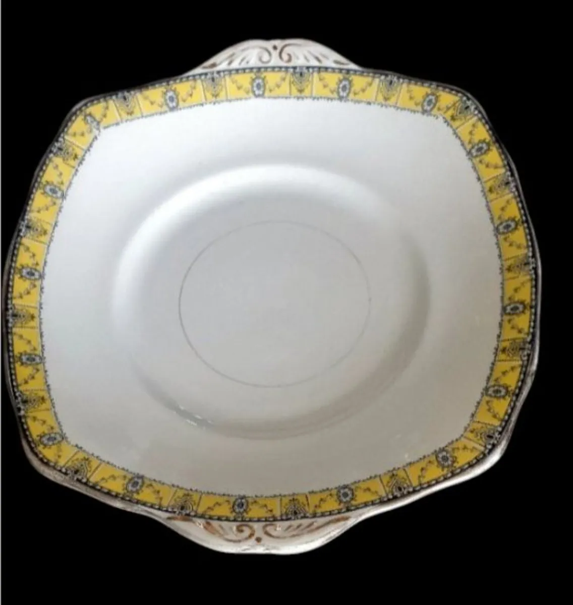 Pristine Vintage Art Deco Cake Serving Plate - Image 4