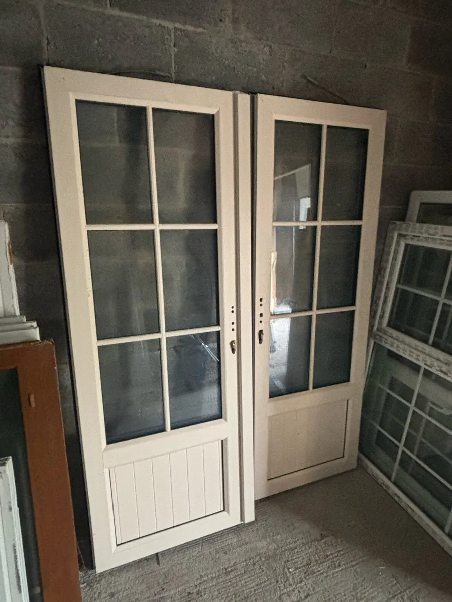 ✳️ HIGH QUALITY UPVC CREAM FRENCH DOUBLE DOORS - Image 2