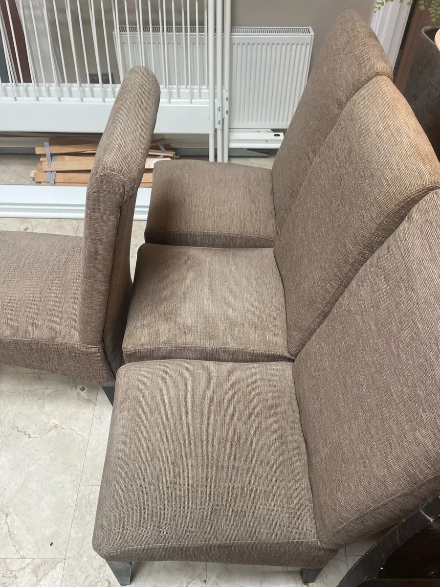 4 x Exquisite Sturdy Padded Kitchen Dining Chairs - Image 2