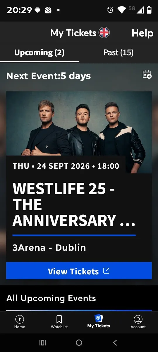 Tickets - Westlife - Image 3