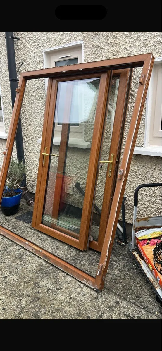 ✳️ HIGH QUALITY UPVC GOLDEN OAK DOUBLE DOORS