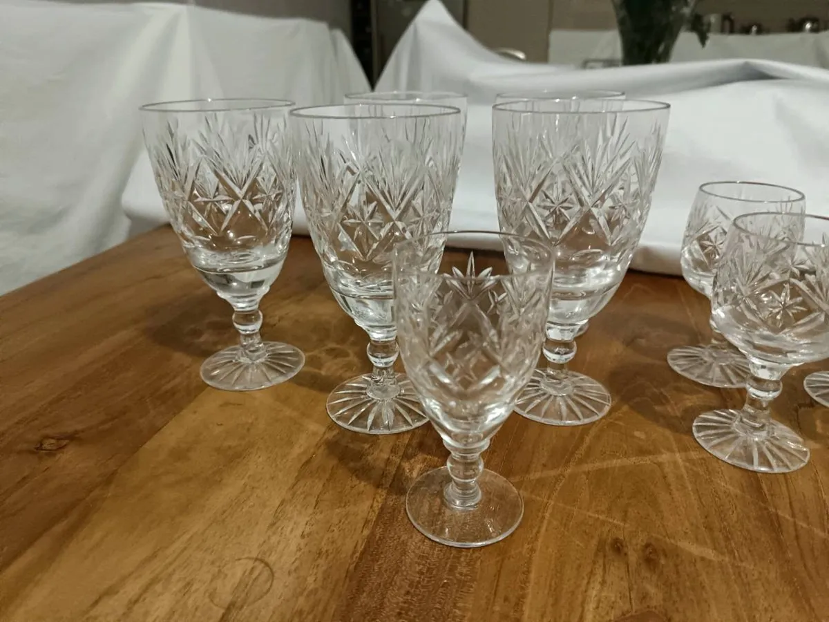 Mixed cystral glasses - Image 1