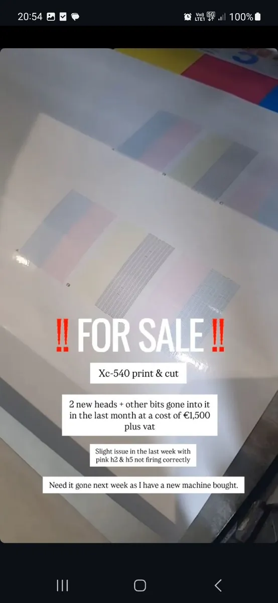 Roland Xc-540 Print & Cut - Image 4