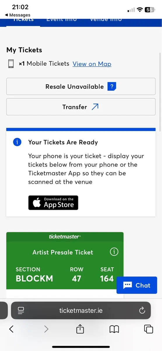Westlife ticket