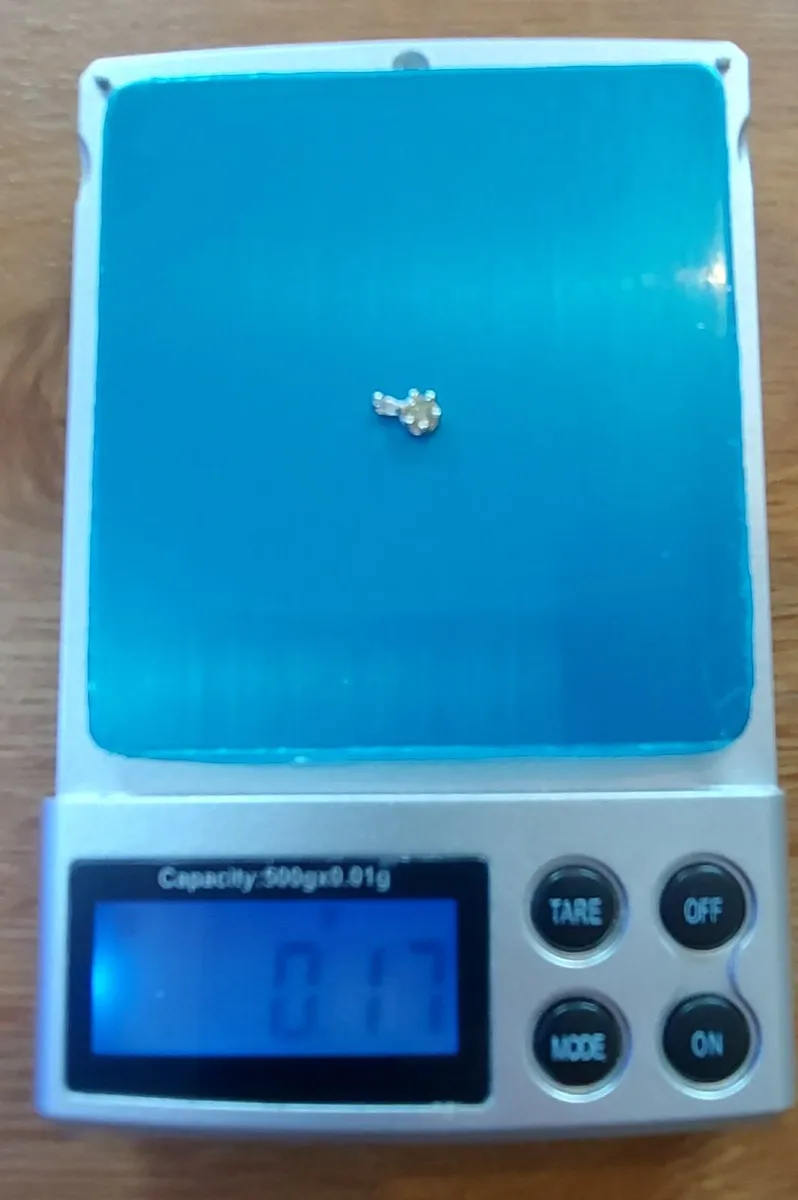 Natural Yellow Diamond 0.14ct GWLAB Certified S925 - Image 3