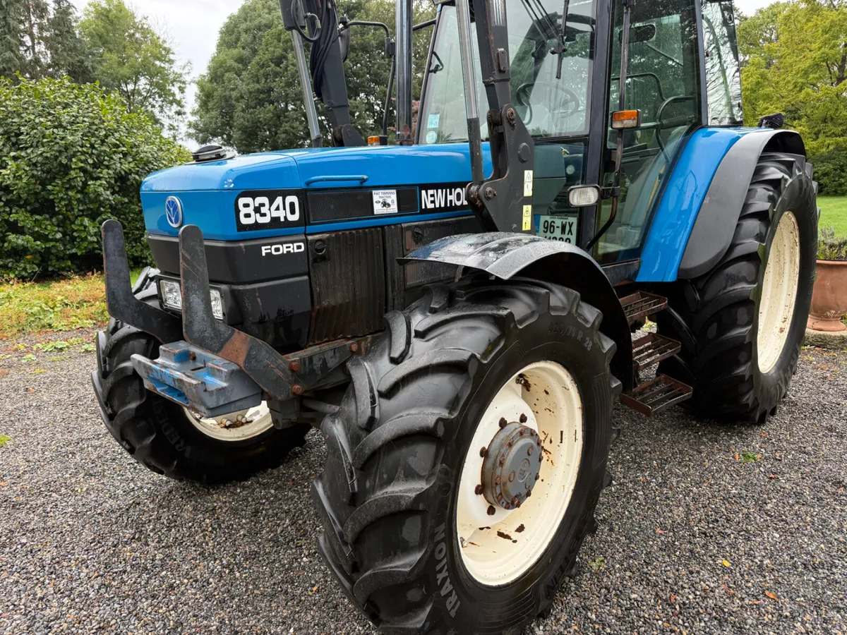 1996 New Holland 8340 C/w loader €26950 No Vat - Image 4