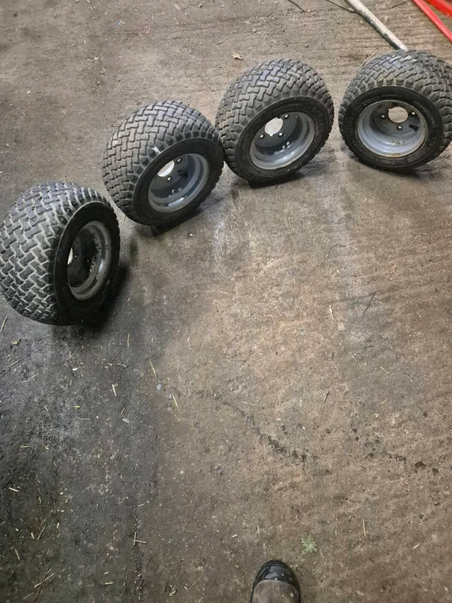 Trailer Wheels x4 16.5x6.5-8 100mm PCD 4 stud - Image 1