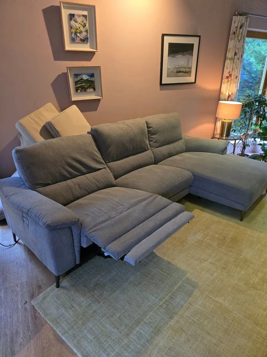 Sofa - 3 Seat with chaise longue & recliner - Image 3
