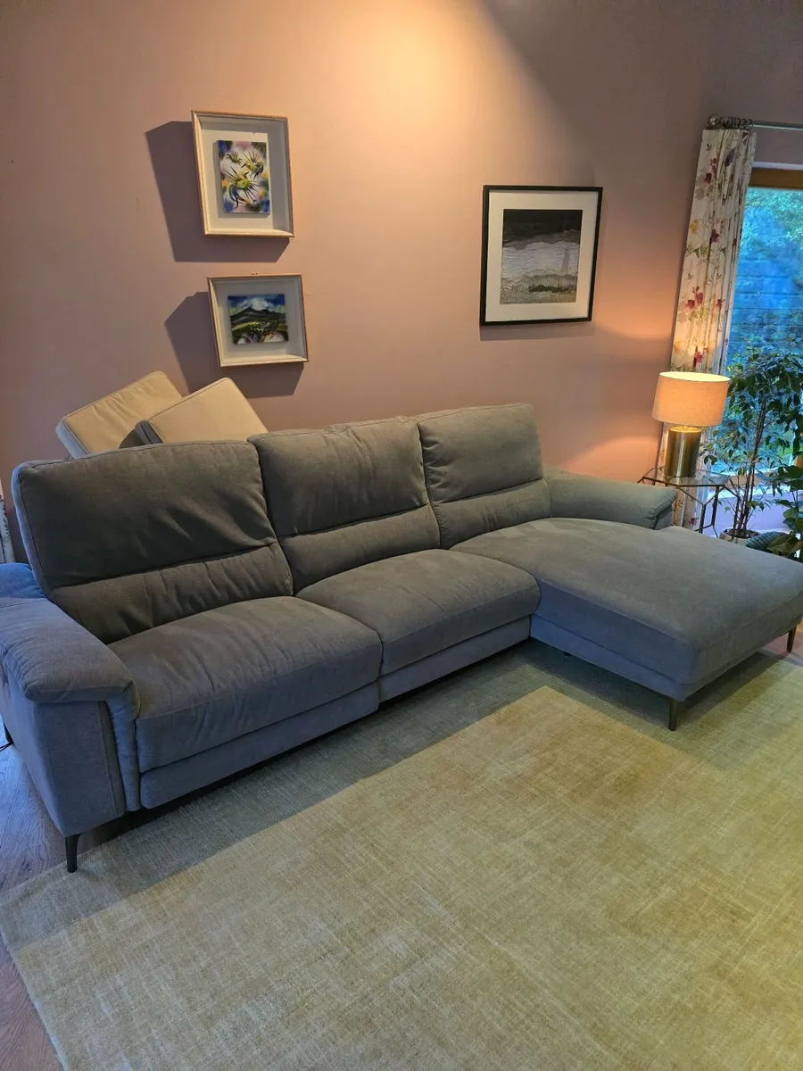 Sofa - 3 Seat with chaise longue & recliner - Image 1