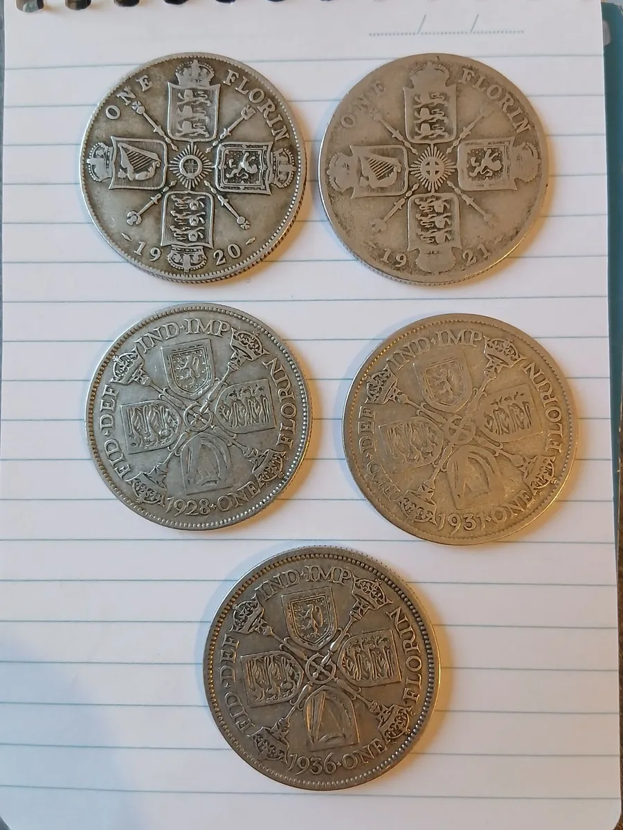 One florin bristish silver - Image 2