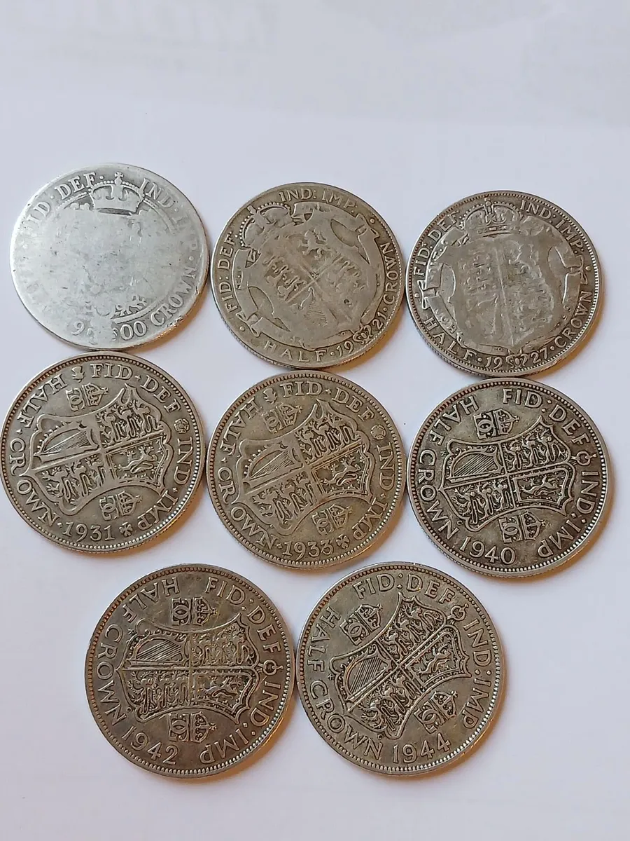 Half crowns bristish silver - Image 2
