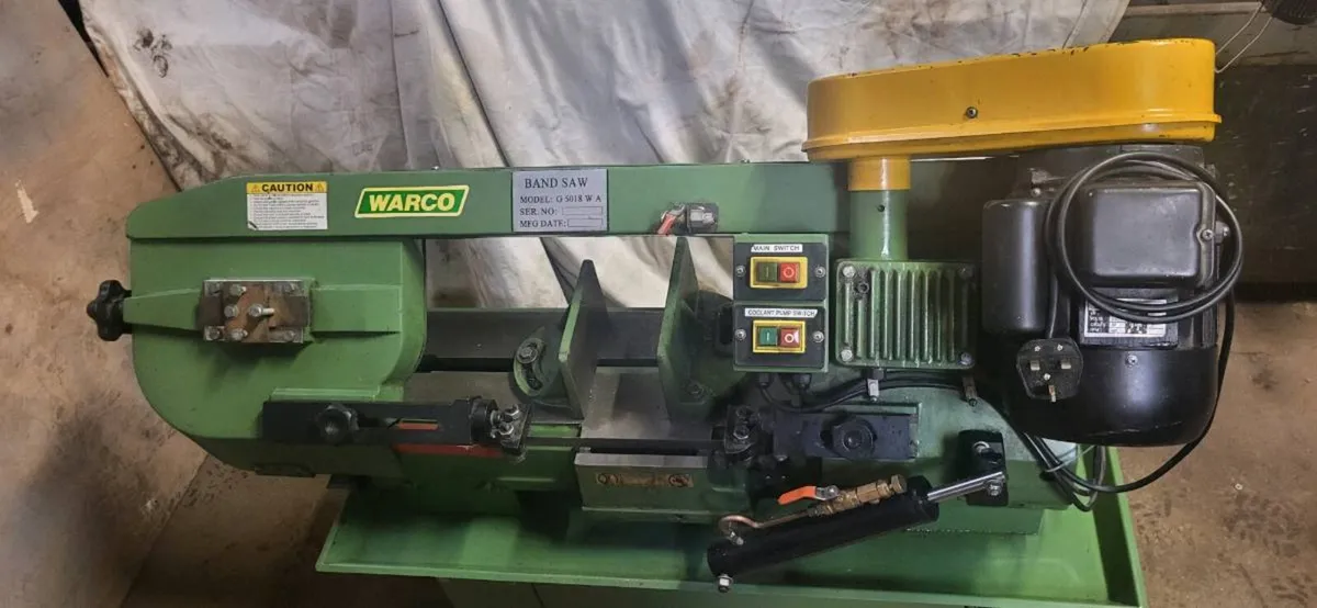 Band saw , horizontal for metal , - Image 1