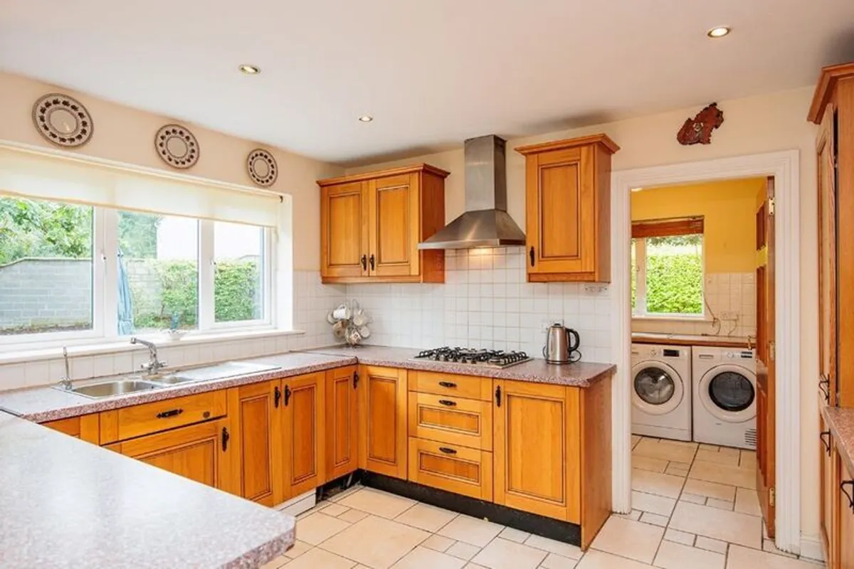 Oak kitchen and utility for sale - Image 1