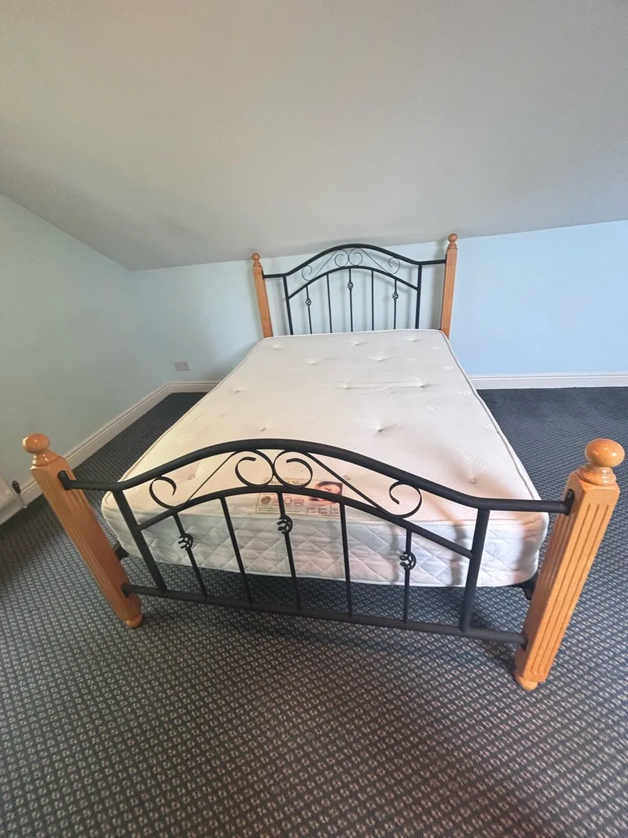 Bed frame and mattress - Image 2