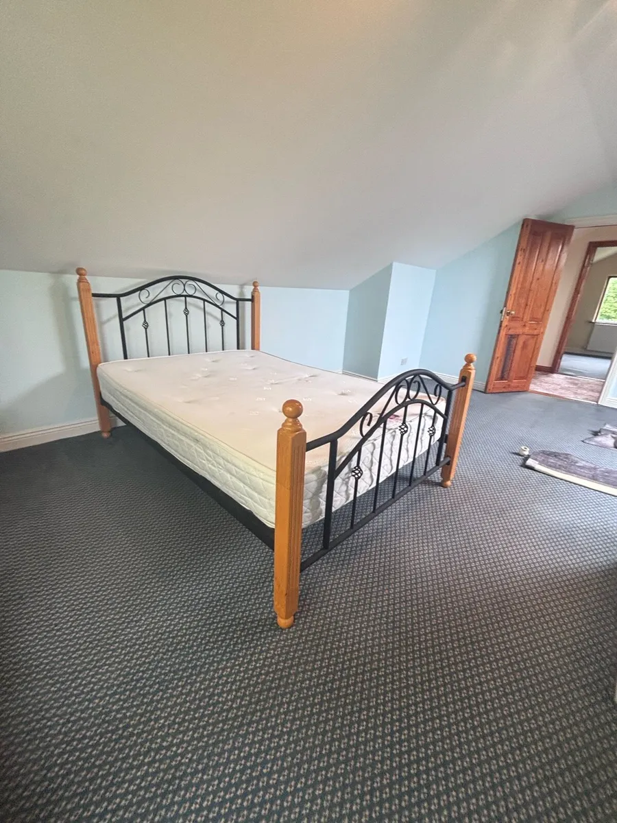 Bed frame and mattress - Image 3