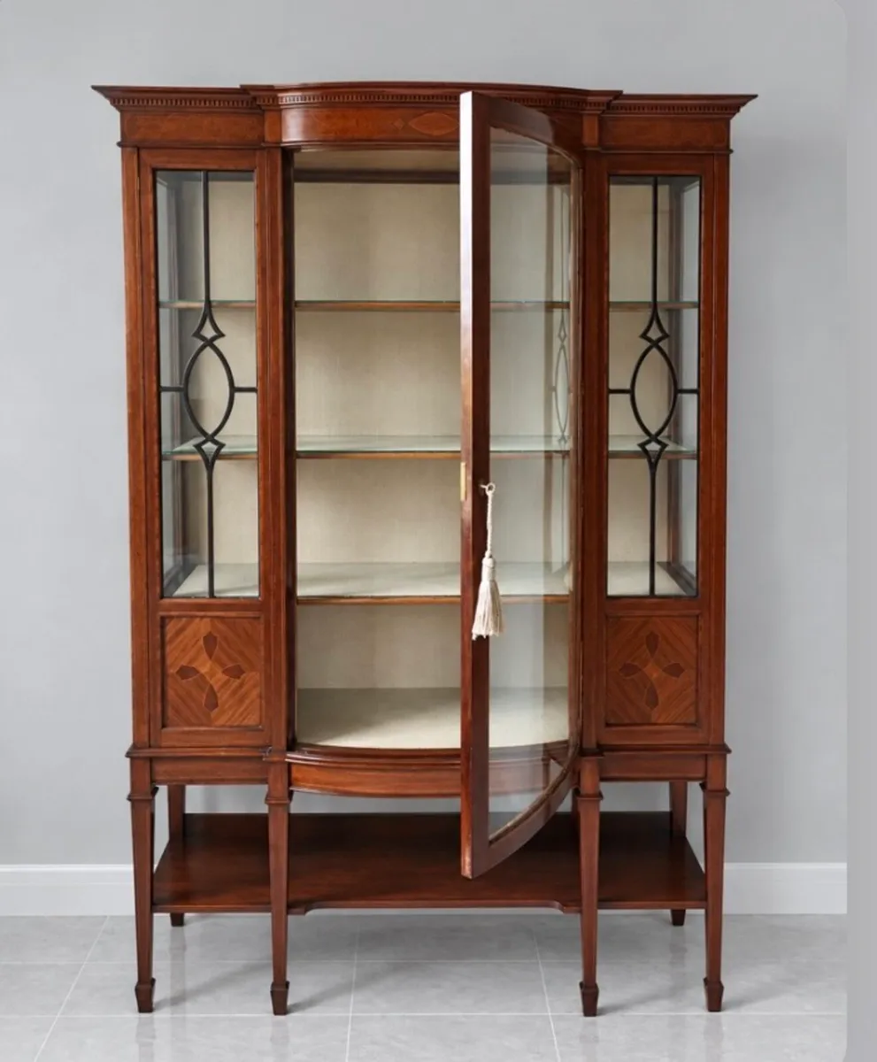 Edwardian library display dresser