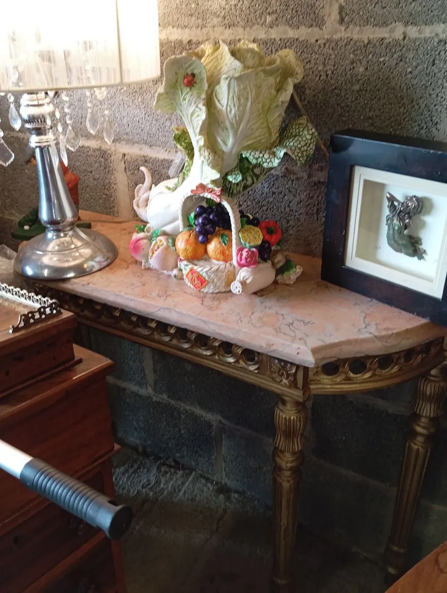 Louis XVI style console table - Image 1