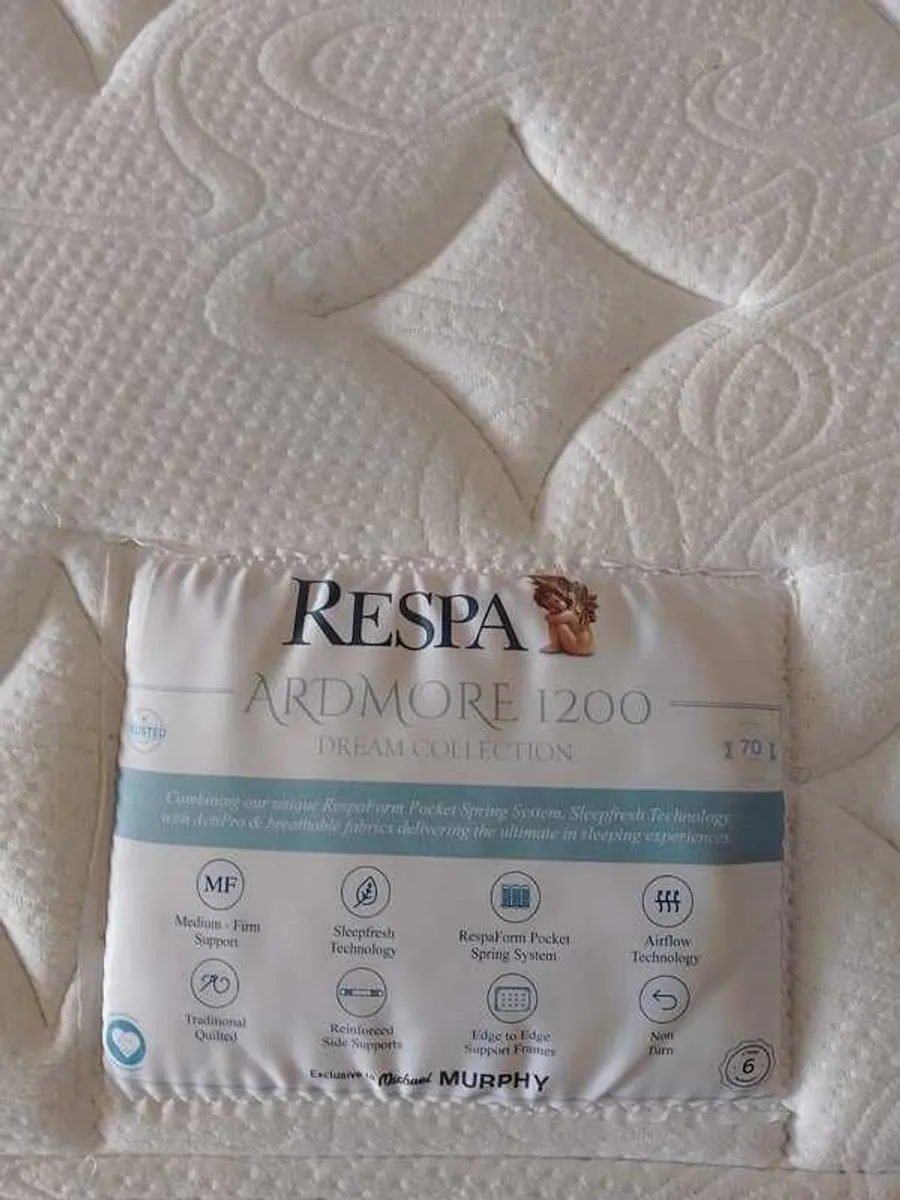 Double bed with Respa Ardmore 1200 mattress - Image 4