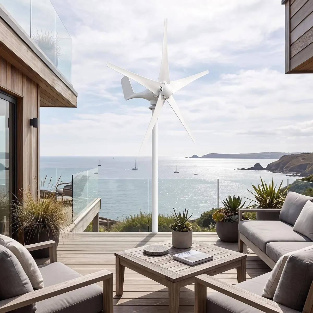 Wind Generator 800W 5 Blade Low Speed Turbine - Image 4