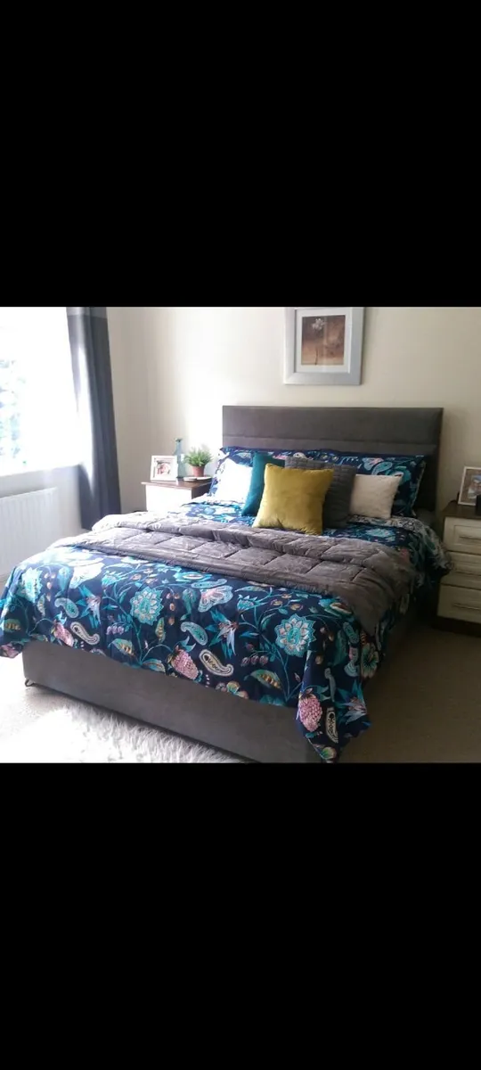 King size bed frame - Image 1
