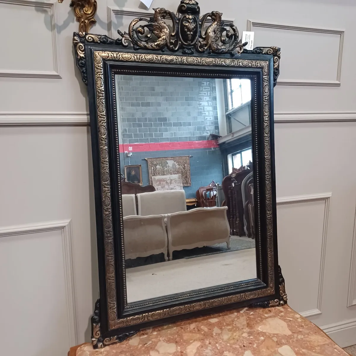 Original Antique - Large mirror - Napoleon II - Image 2