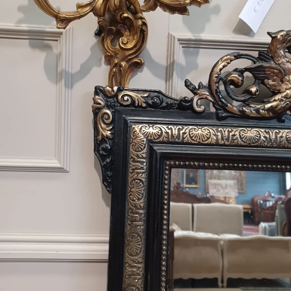 Original Antique - Large mirror - Napoleon II - Image 4