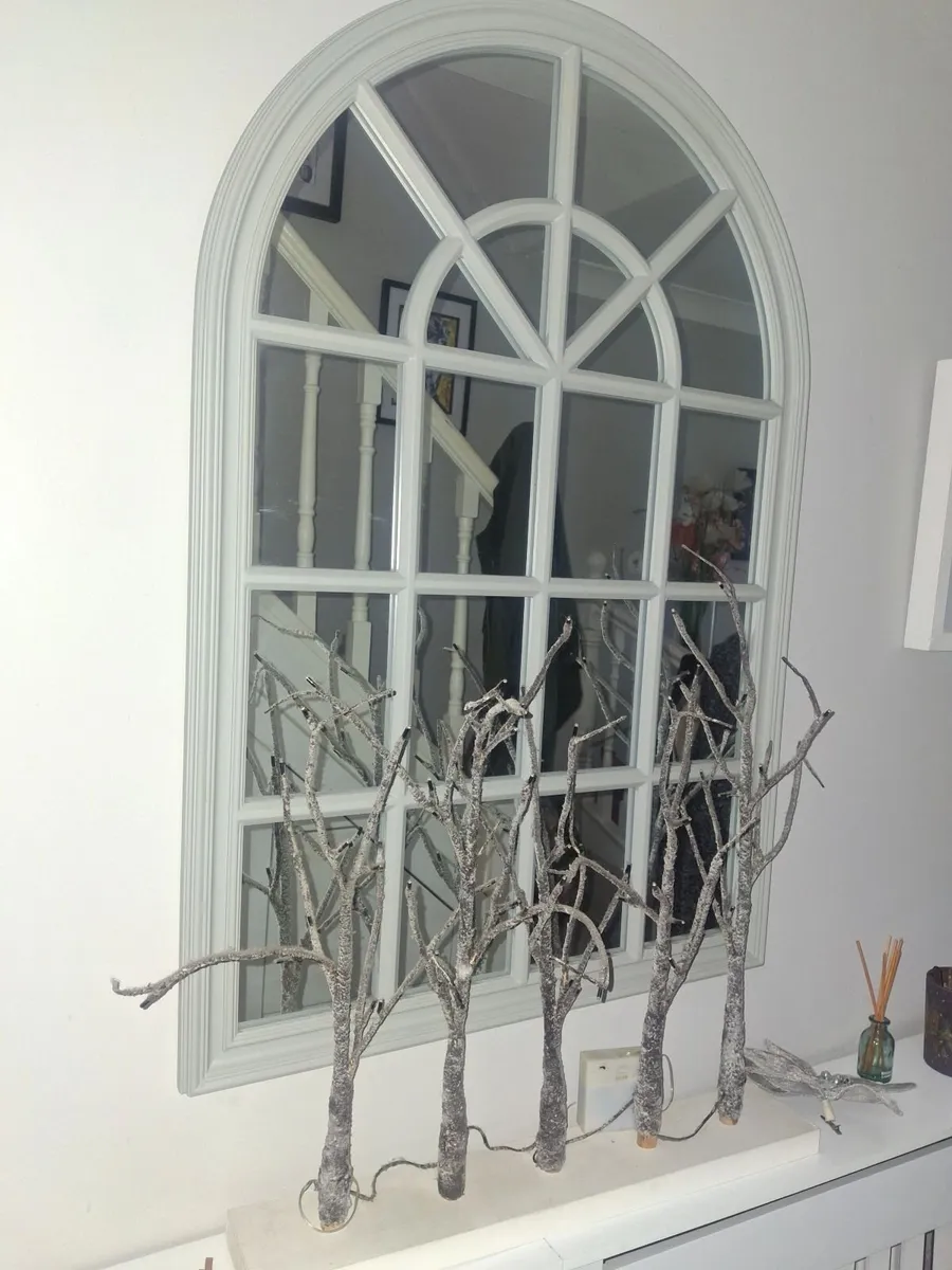 Large Grey Mirror - Image 2