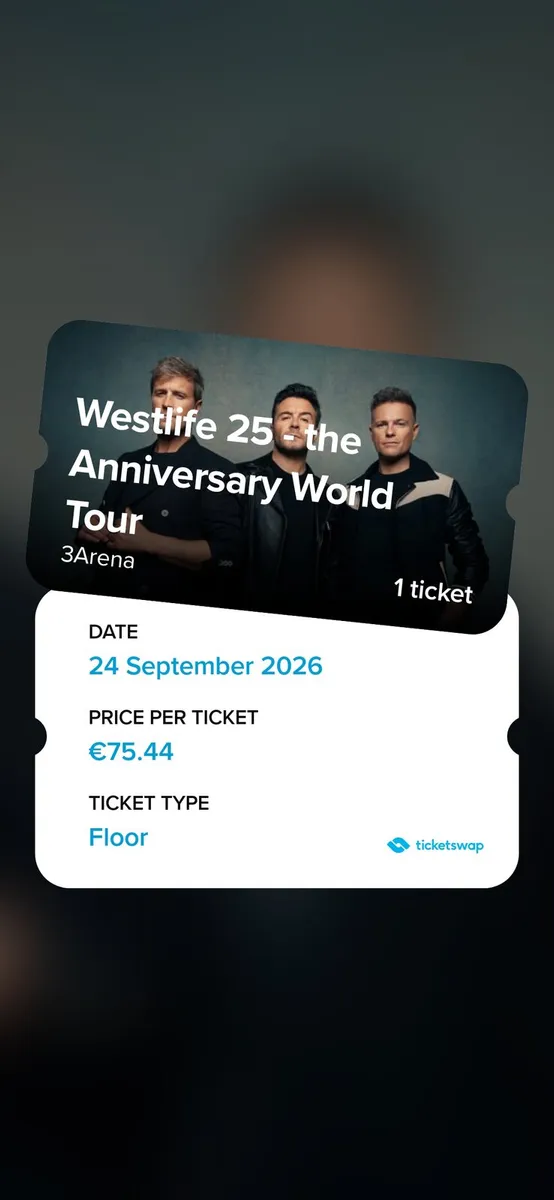 Westlife tickets