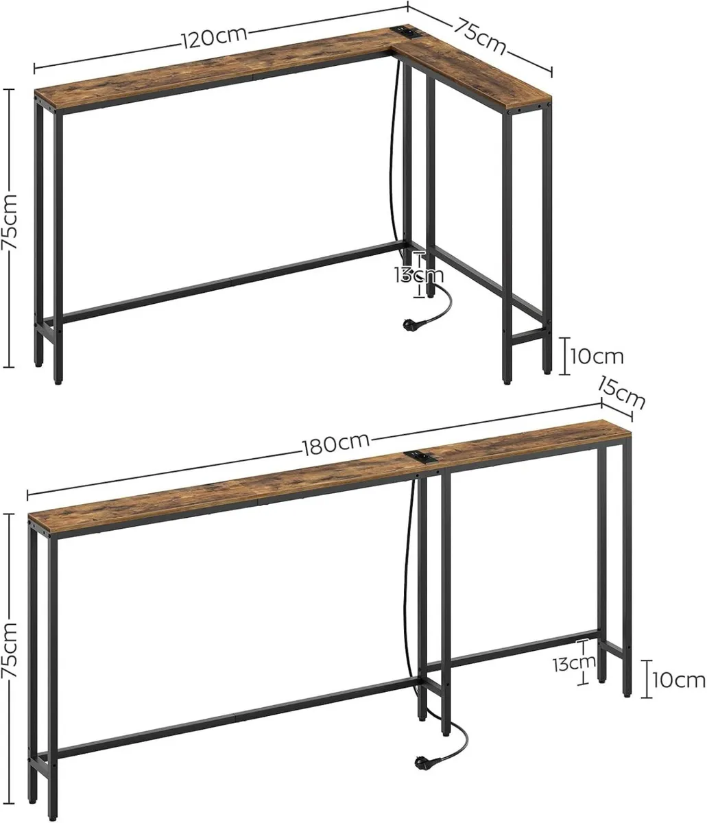 Narrow Console Table Entrance 15CM Wide Hallway - Image 3