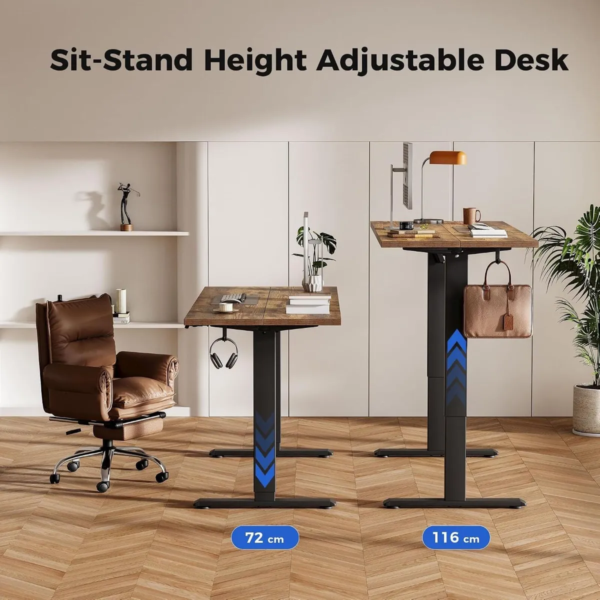 Electric Standing Desk 2 Memory Buttons 100x60CM - Image 3