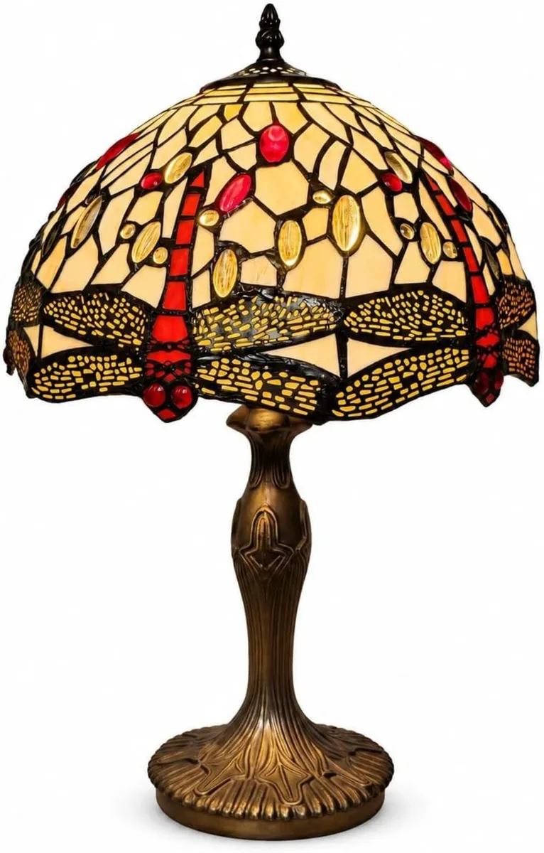 Tiffany Lamp 12 Inch Dragonfly - Image 1