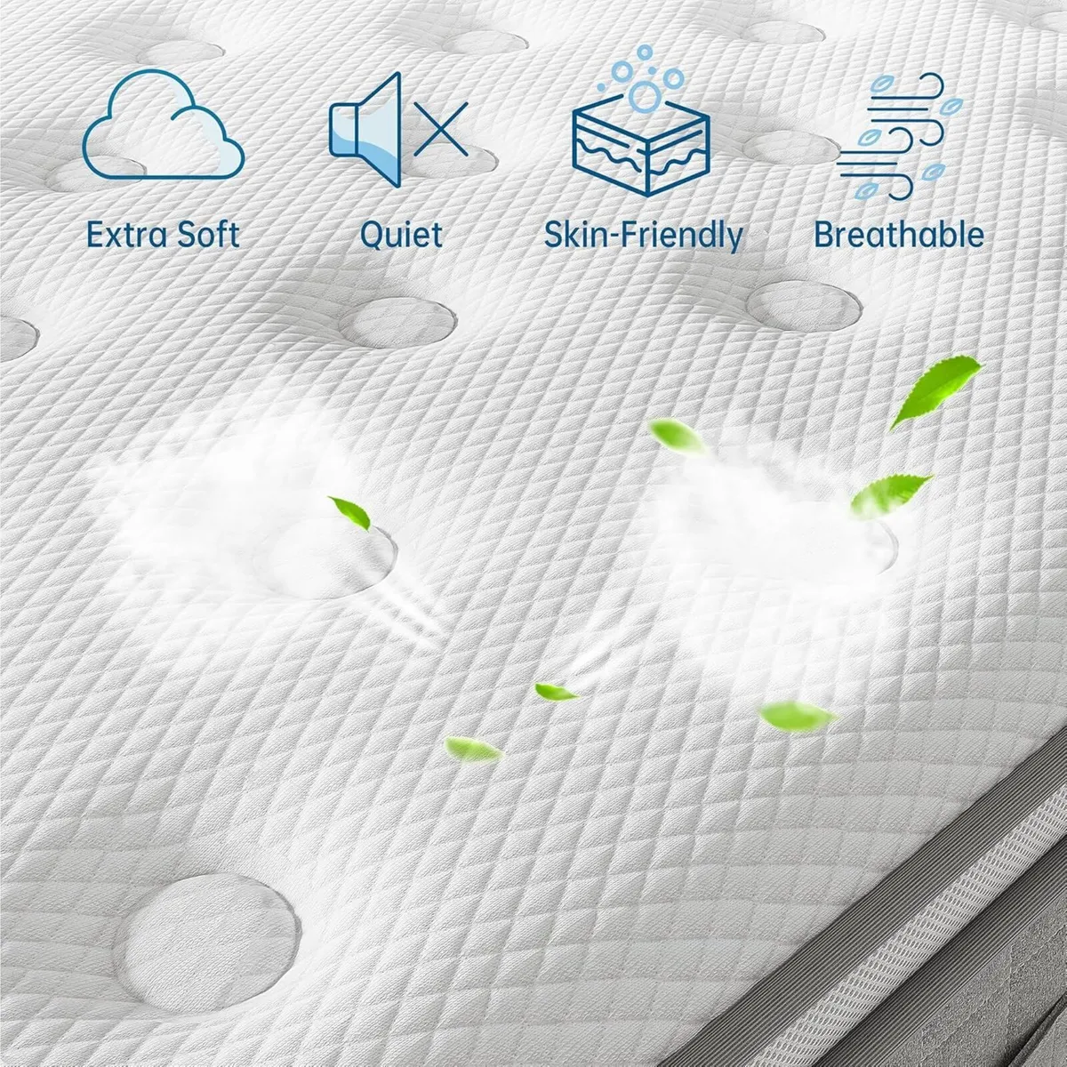 Mattress Medium Firm 7-Zone Support Hybrid - Image 4
