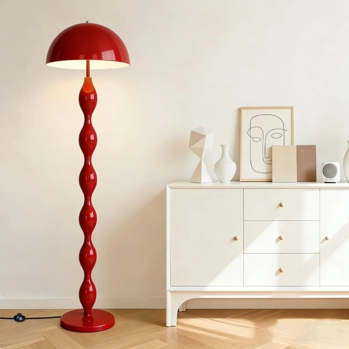 Floor Lamp Creative Mushroom Tall Lamps for Living - Image 1