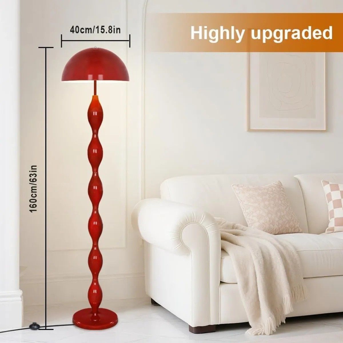 Floor Lamp Creative Mushroom Tall Lamps for Living - Image 3