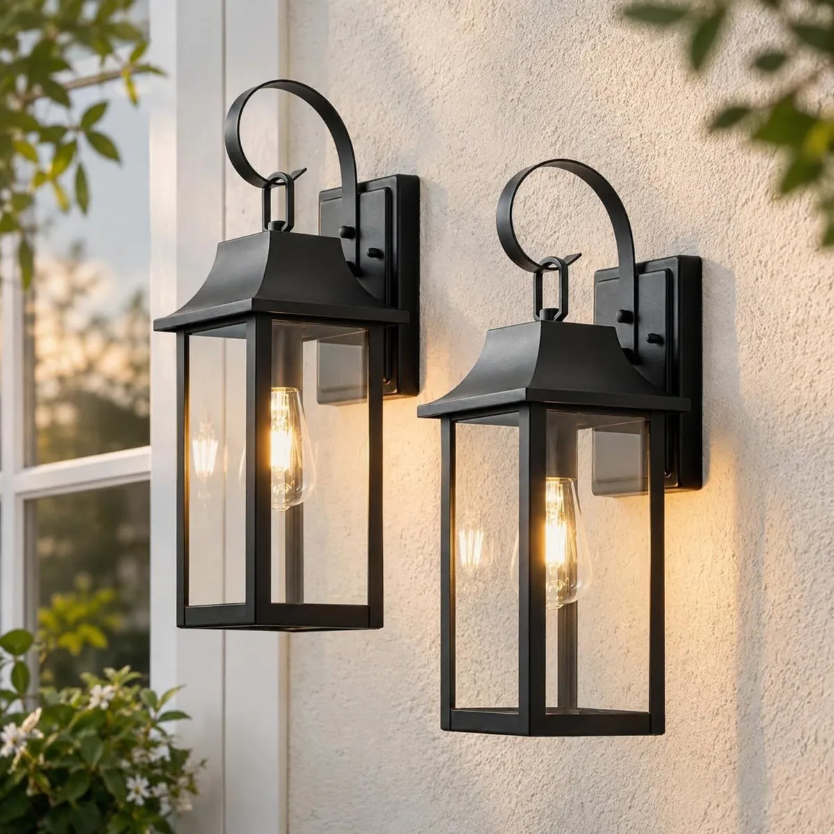 Wall Lights for Outdoor Vintage Lantern Large - Image 1
