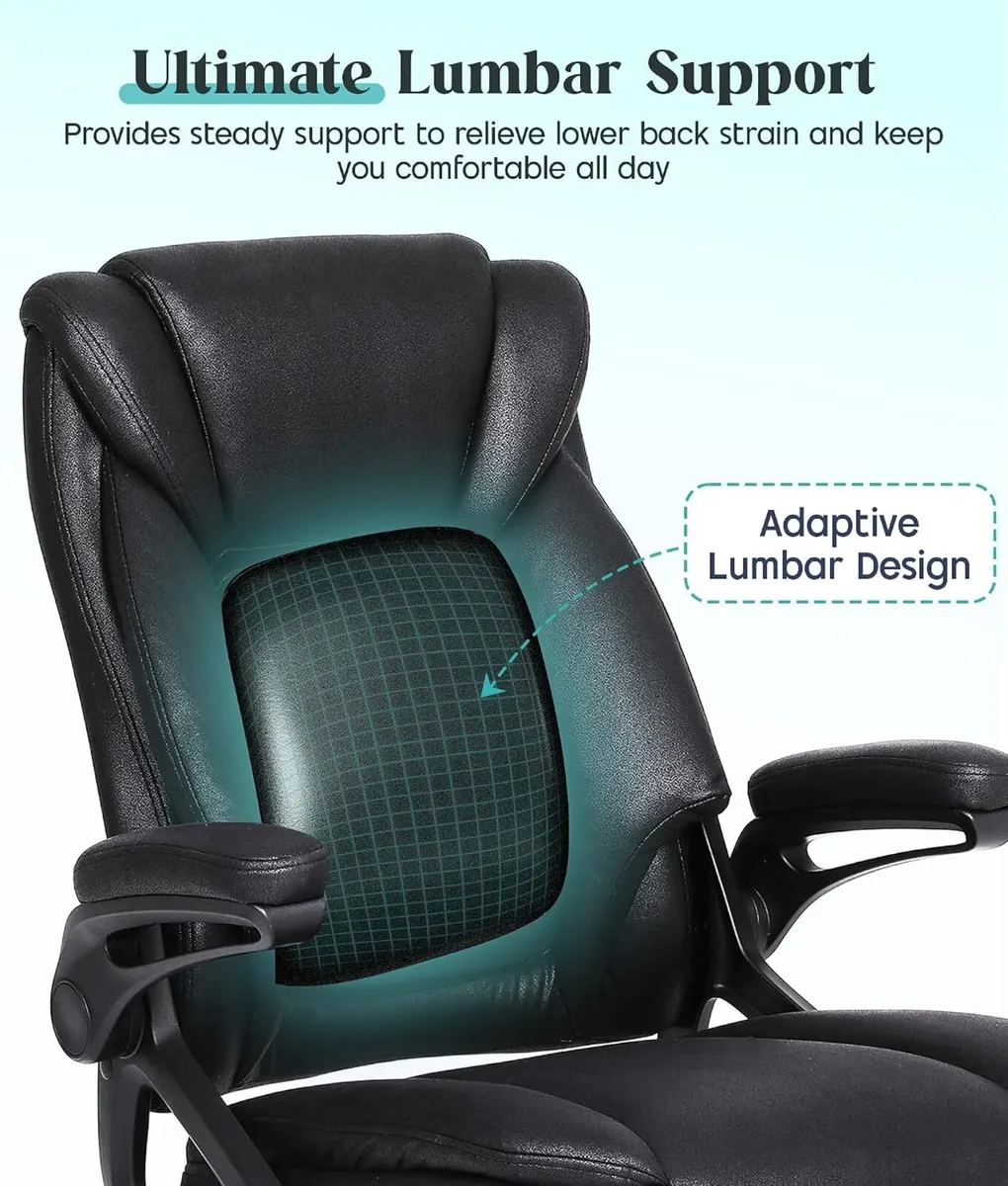 Executive Office Chair Ergonomic Desk with Padded - Image 3