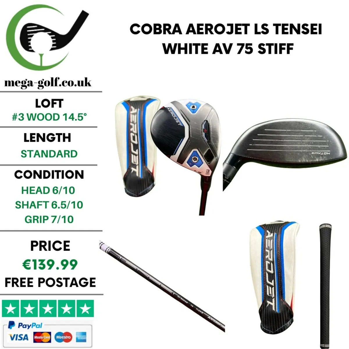 Cobra Aerojet LS #3 Wood 14.5° / Stiff - Image 1