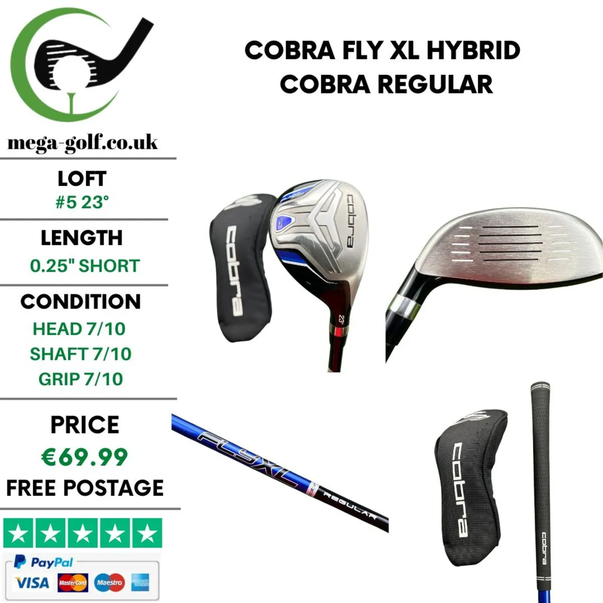 Cobra Fly XL Hybrid / #5 23° / Cobra Regular - Image 1