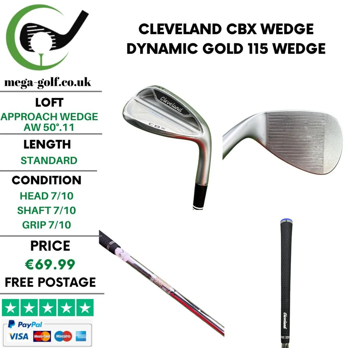 Cleveland CBX Wedge Aw 50°.11 / Wedge - Image 1