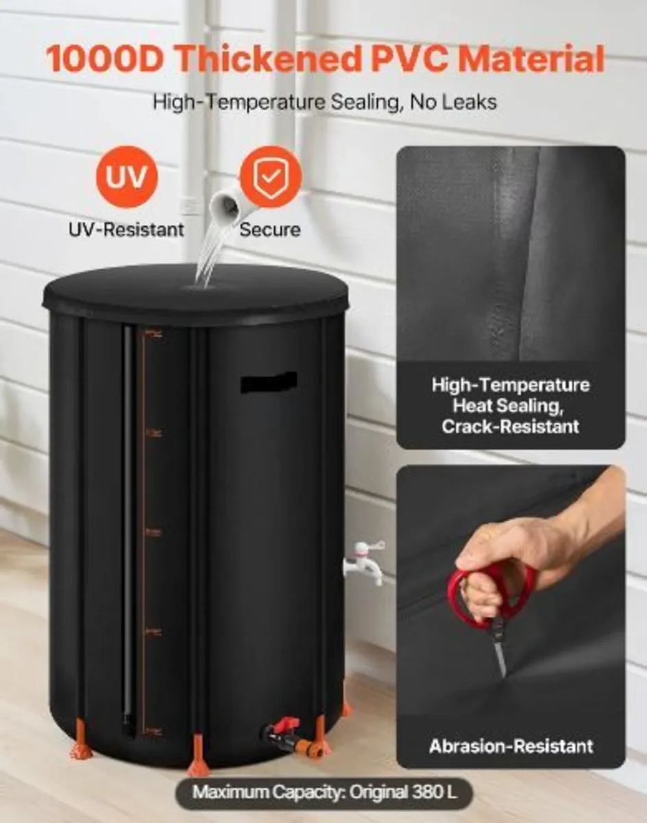 Collapsible Rain Barrel, 380 L - Image 2